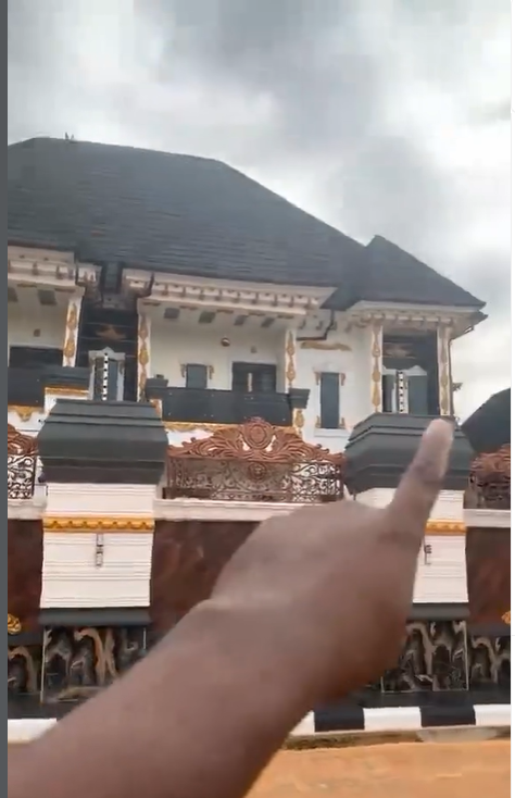 We need to know the source of his wealth - Man says as he shows off a mansion built by a tricycle (Keke) driver in South East